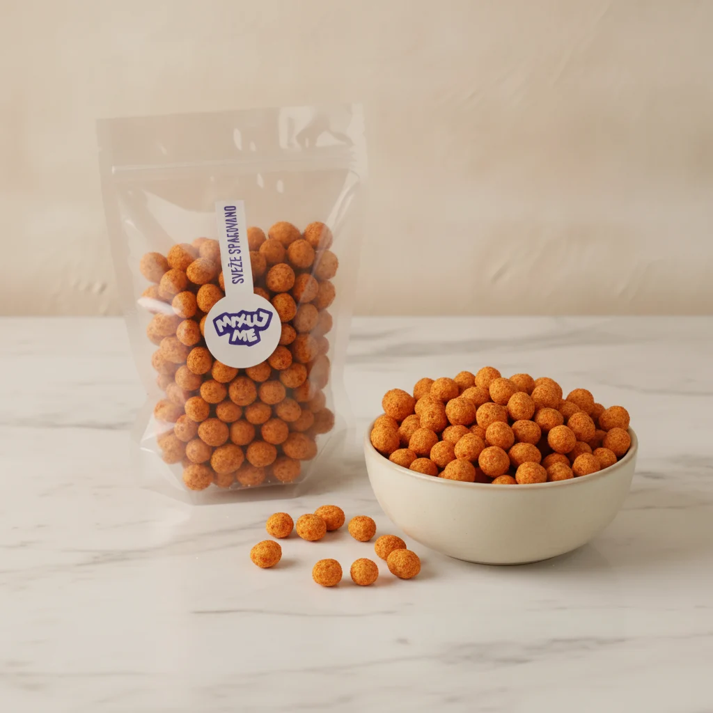 Hrskave kikiriki kuglice ukus paprike 1kg